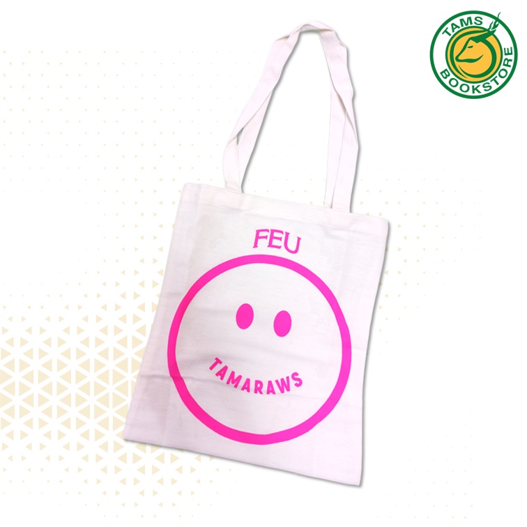 FEU Smiley Tote Bag | Far Eastern University | Shopee Philippines