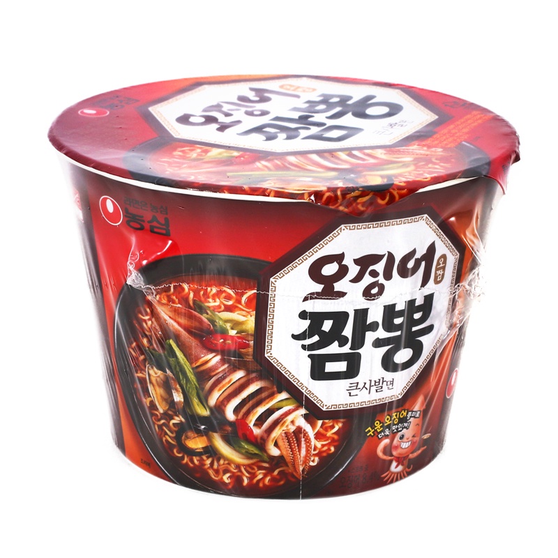 NONGSHIM SQUID JJAMPONG 111g BIG CUP ( OJING O JJAMPPONG SQUID RAMEN ...