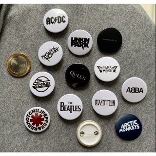 Punk Rock Pinback Buttons, Custom Punk Rock Buttons, 1.5 Inch 