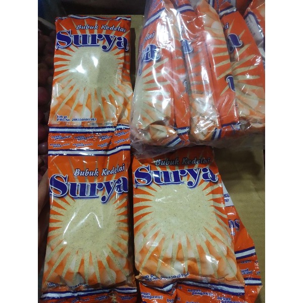 Cap Surya Sweet Glutinous Rice Soybean Powder weighs 100g | Shopee ...