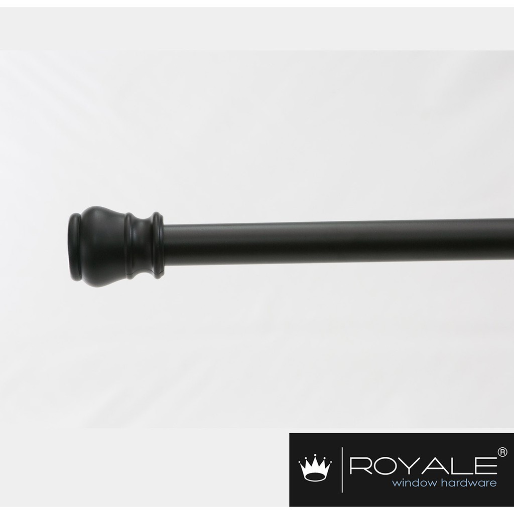 ۩☃♣Royale Curtain Rod Florence Black 1