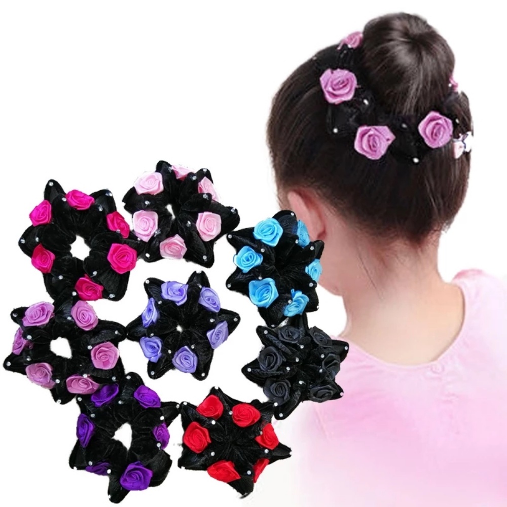 Girls Flower Bud Head Korean Children's Hair Headdress Show Hair ...