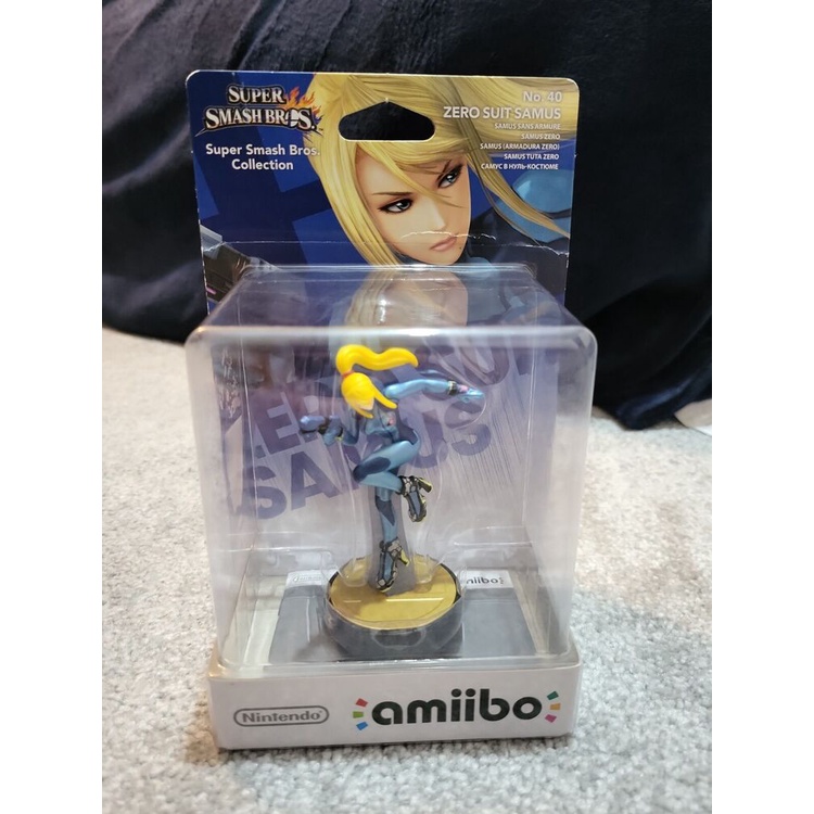AMIIBO - N°40 Smash Samus Sans Armure - NEUF SOUS BLISTER - ZERO SUIT SAMUS EUR 21,99 - FR