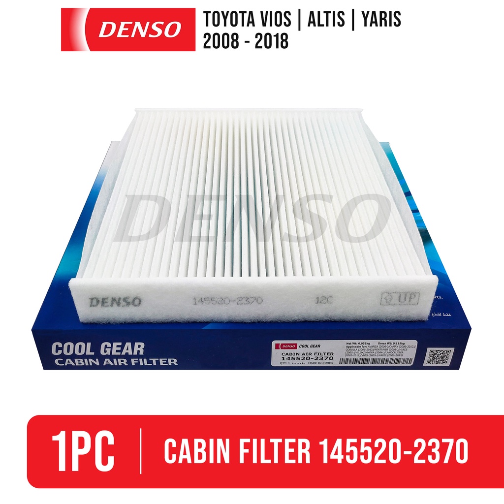 Denso Cabin AC Filter for Toyota Vios / Altis / Yaris 2008 2023