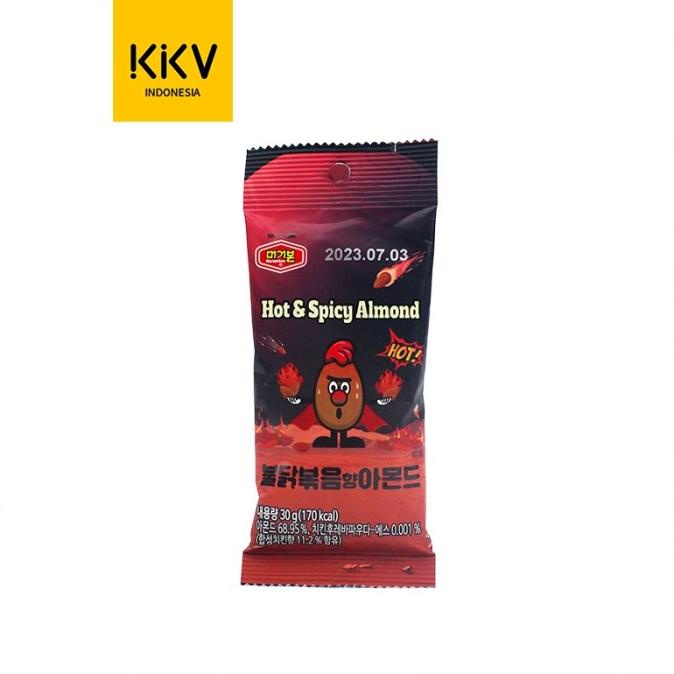 Kkv Murgerbon Hot And Spicy Snack Spicy Almonds 30g Shopee Philippines