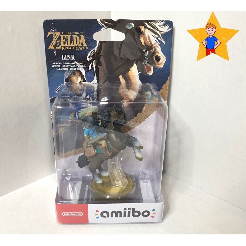 NINTENDO AMIIBO The Legend Of ZELDA Breath Of The Wild LINK RIDER ...