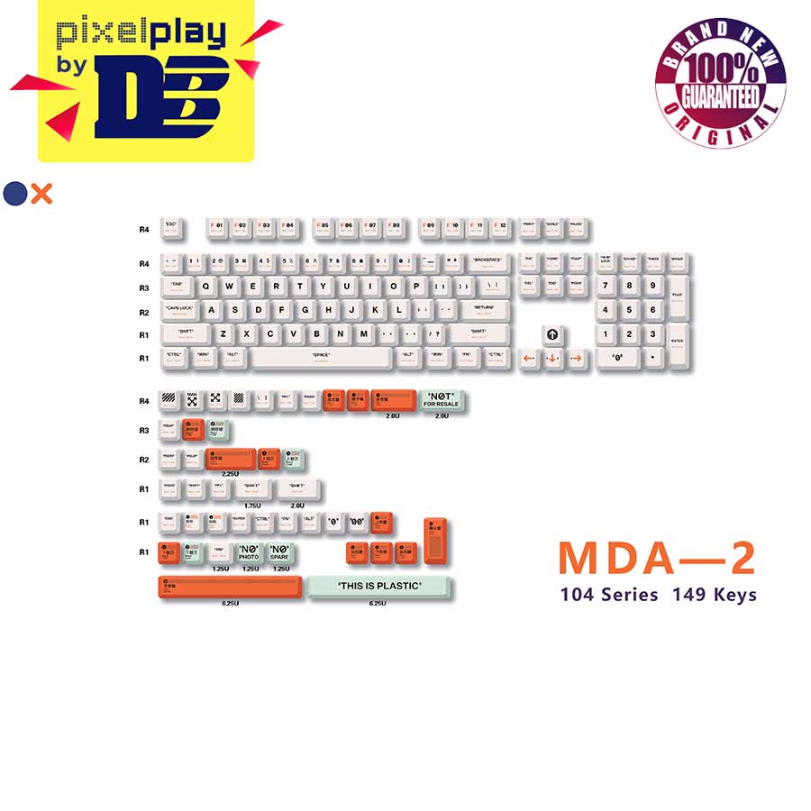 Royal Kludge PBT Keycaps 149 Keys MDA-2 | Shopee Philippines