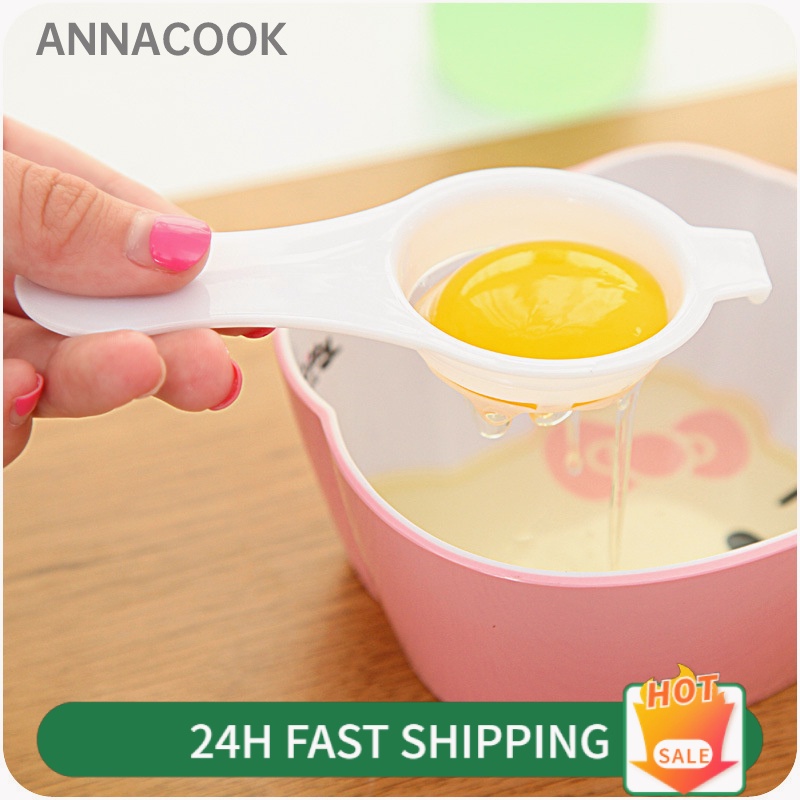 Annacook Food Grade Egg Yolk Separator Protein Separation Tool Egg