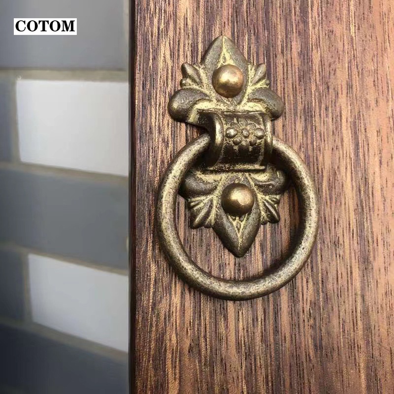 old-door-ring-knocker-brass-bronze-knob-for-cabinet-classics-gate-round