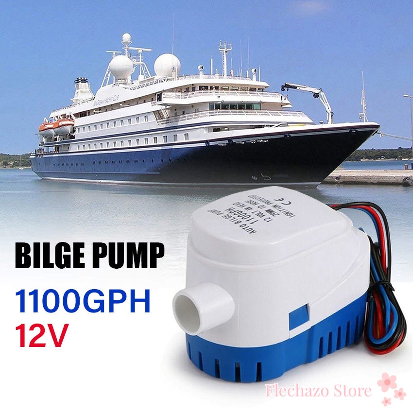 1100ghp Automatic Bilge Pump 12v Boat Submersible Water Pump With Built 