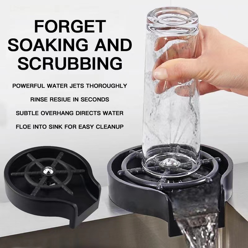 High Pressure Bottle Washer Kitchen Sink Faucet Glass Washer Rinser Cup Cleaner Faucet Shopee