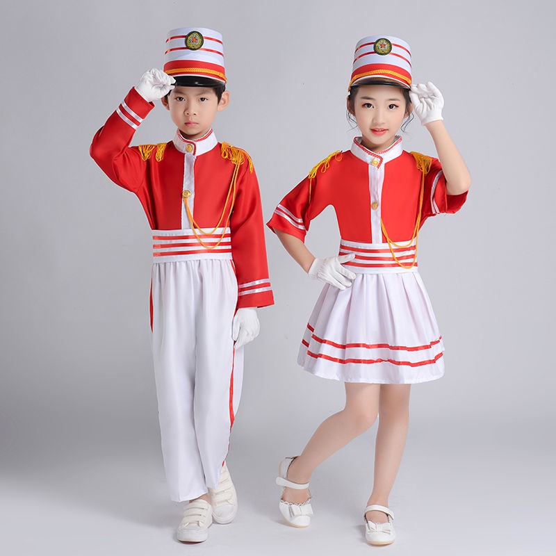 Children's Drum and Bugle Costume Flag Raiser Costume Honor Guard ...