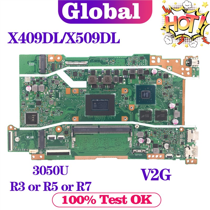 ☸☑Kefu Motherboards X509da Laptop Motherboard For Asus X509dap X409dl