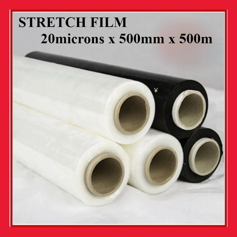Stretch Film Packaging 500m x 500MM [20"] Clear stretch film Jack Wrap Shopee Philippines