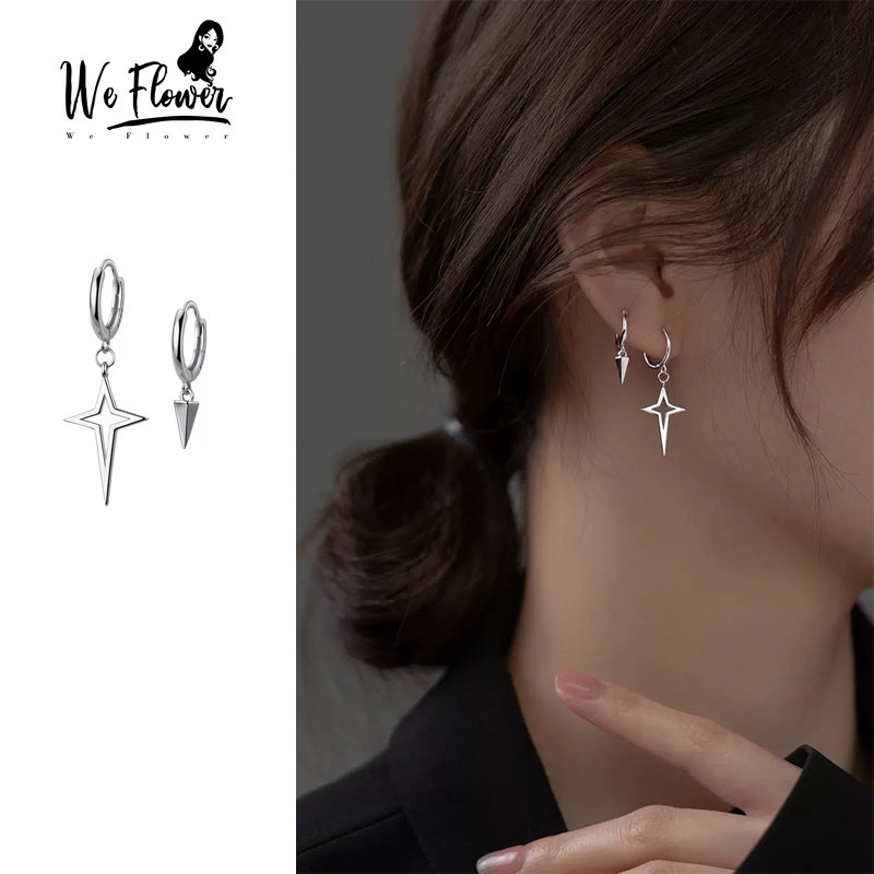 Cool Girl Bad Boy Choice: S925 Silver Geometric Earrings | Shopee ...