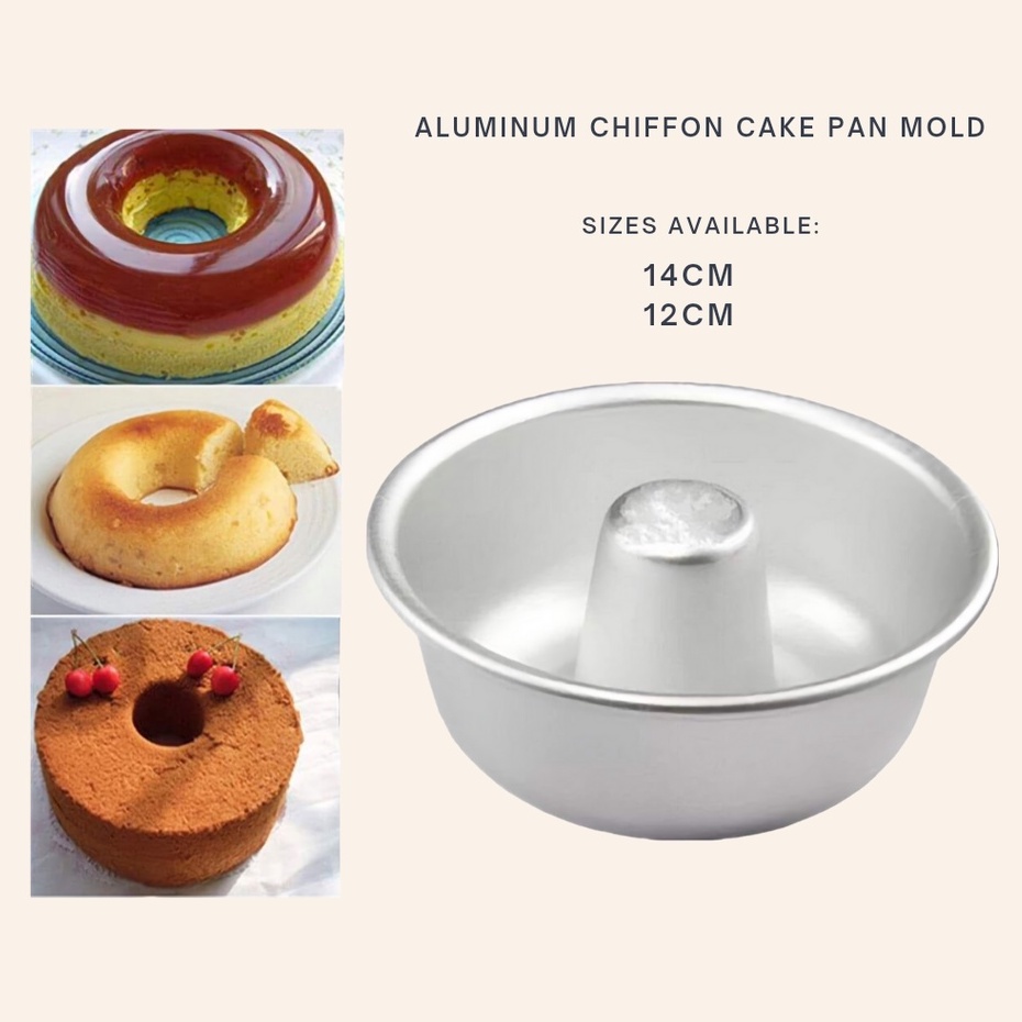 ALUMINUM CHIFFON CAKE PAN MOLD Shopee Philippines