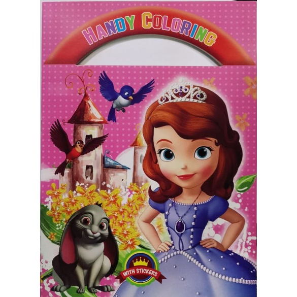 Sofia the First Handy Coloring Book for kids/preschool | Shopee Philippines
