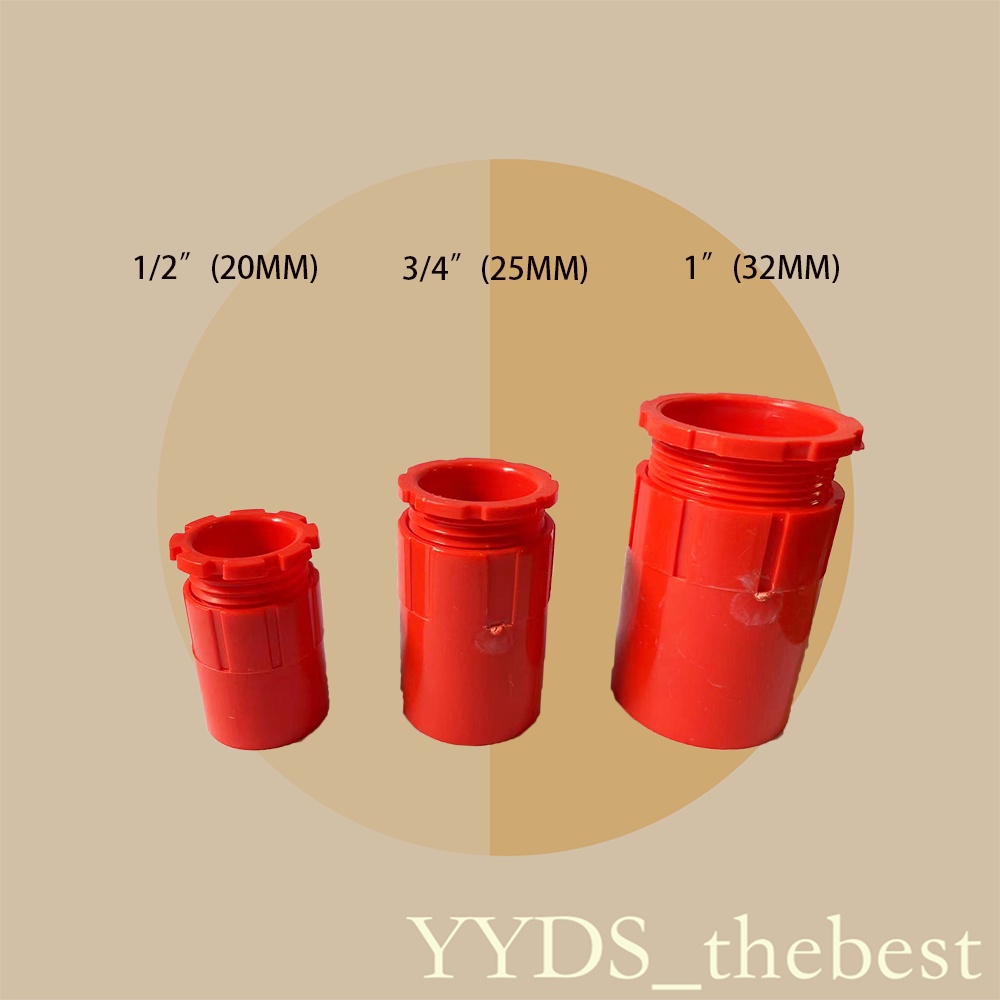 goflex pipe connector 1/2", 3/4" 1" UPVC fittings electrical conduit Shopee Philippines