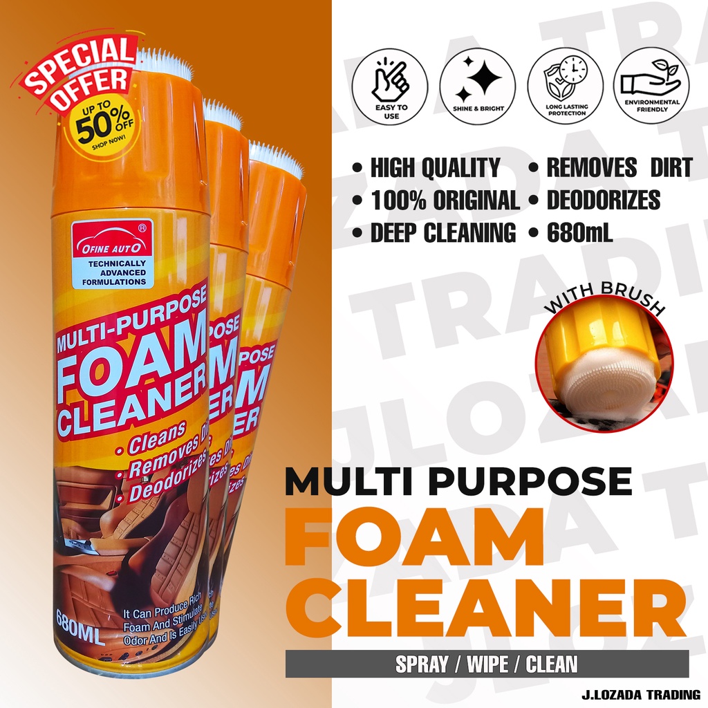 Professional Multifunction Foam Spray Bottle 680ml Fast Cleaning