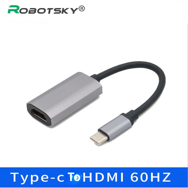ROBOTSKY typec to hdmi 4k 60hz computer video to TV cable mobile phone