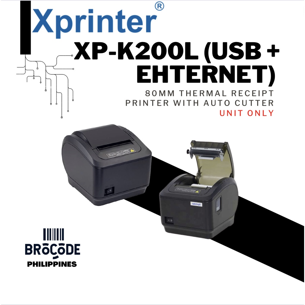 Xprinter XPK200L (Thermal Receipt Printer 80mm)(USB +