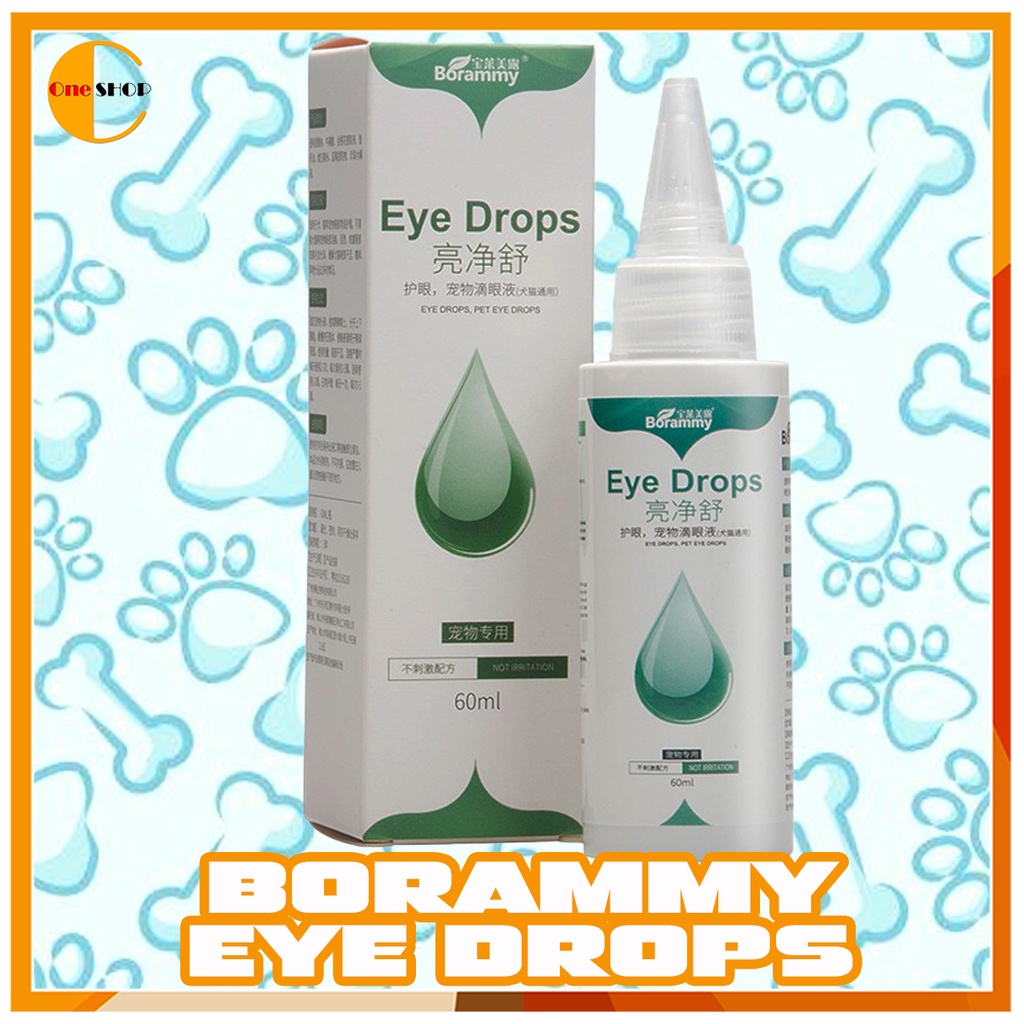 Borammy Eye Drops 60ml Professional Pet Eyedrops Eye Drop Eye Care