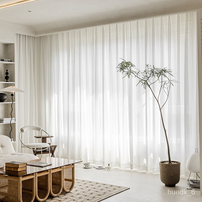 CurtainsVertical Louver Mesh Curtains White CurtaininsWind Bedroom Bay ...