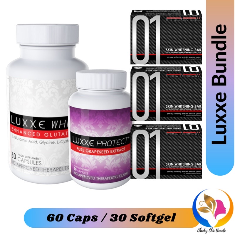 ♂ Luxxe white 60's with Luxxe Protect 30's and 3 soap | Shopee Philippines