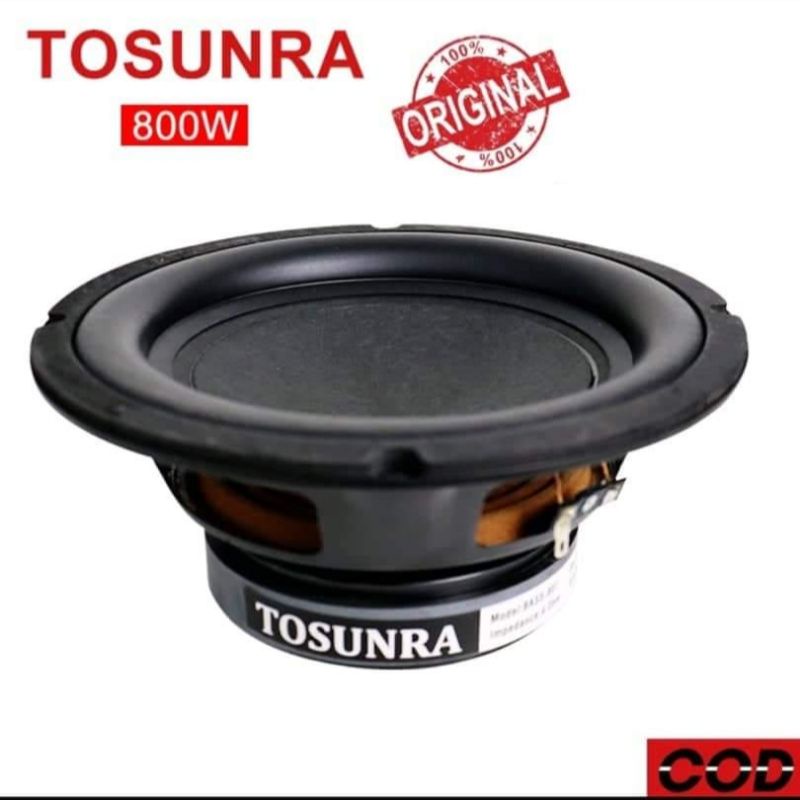 Tosunra Subwoofer Watts Inches Bass Woofer Shopee Philippines