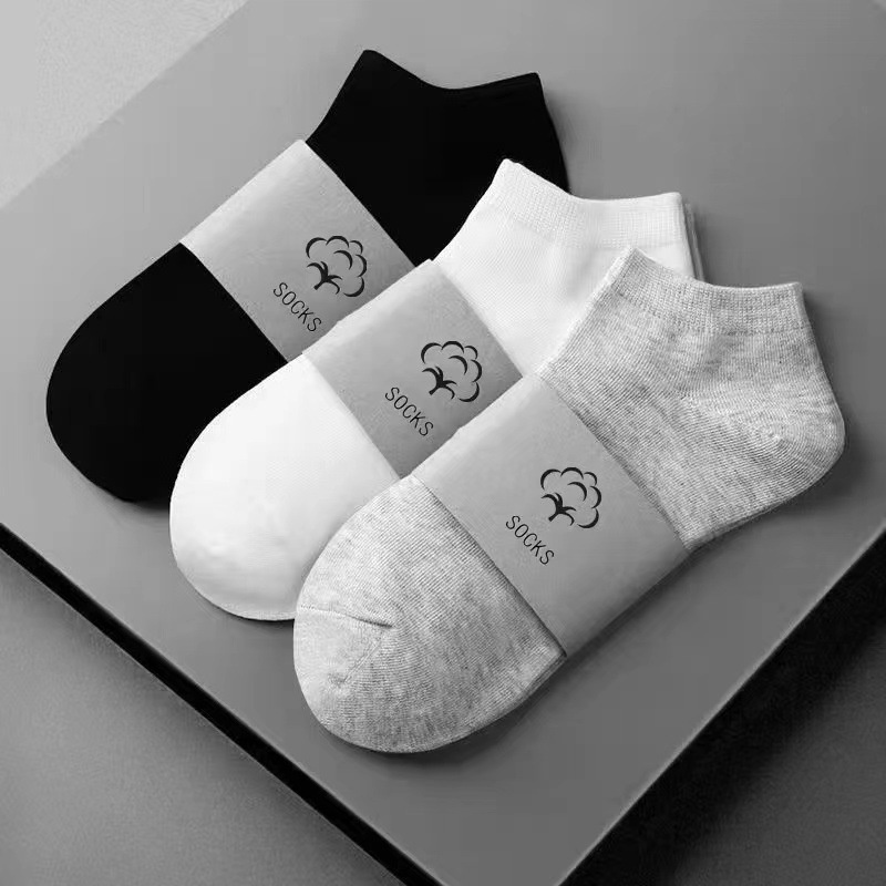 Socks pure cotton deodorant men's and women's socks sports midtube