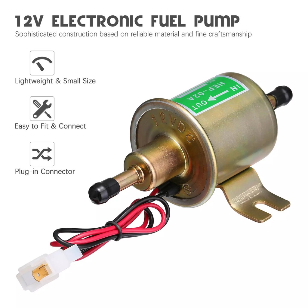 Electric Fuel Pump 12V Universal Diesel Petrol Gasoline For Car ...