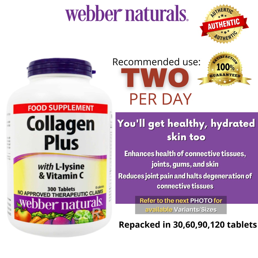 ber Naturals Collagen Plus with Llysine and Vitamin C Shopee