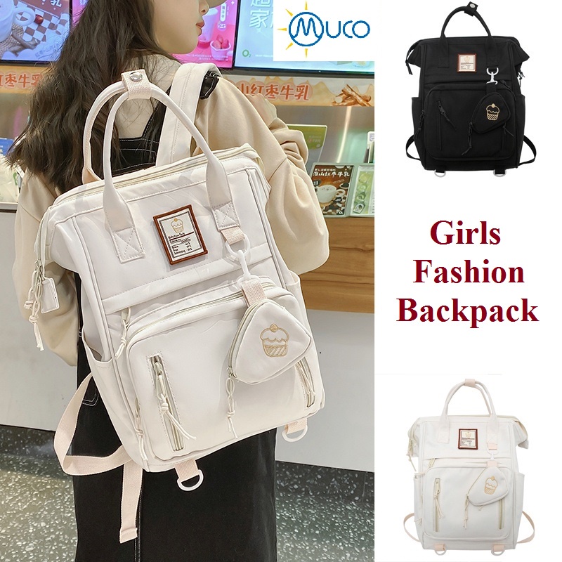 Fashion Student Backpacks Doughnut Backpack School Bag Girls Women