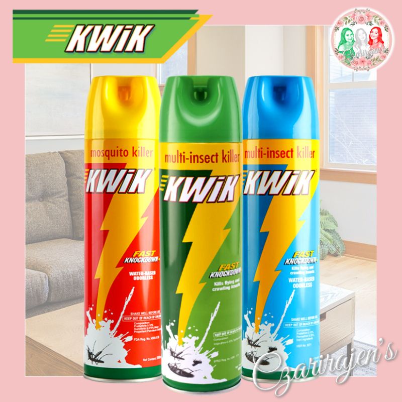 KWiK MultiInsect Killer Spray and Mosquito Killer 500mL & 300mL Target