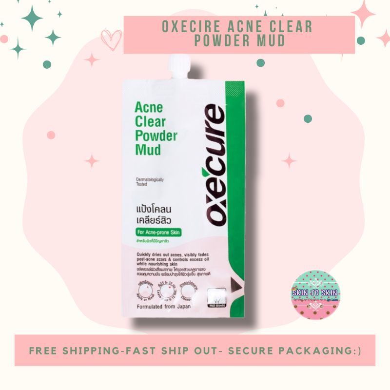 Oxecure Acne Clear Powder Mud 5g Shopee Philippines 9213