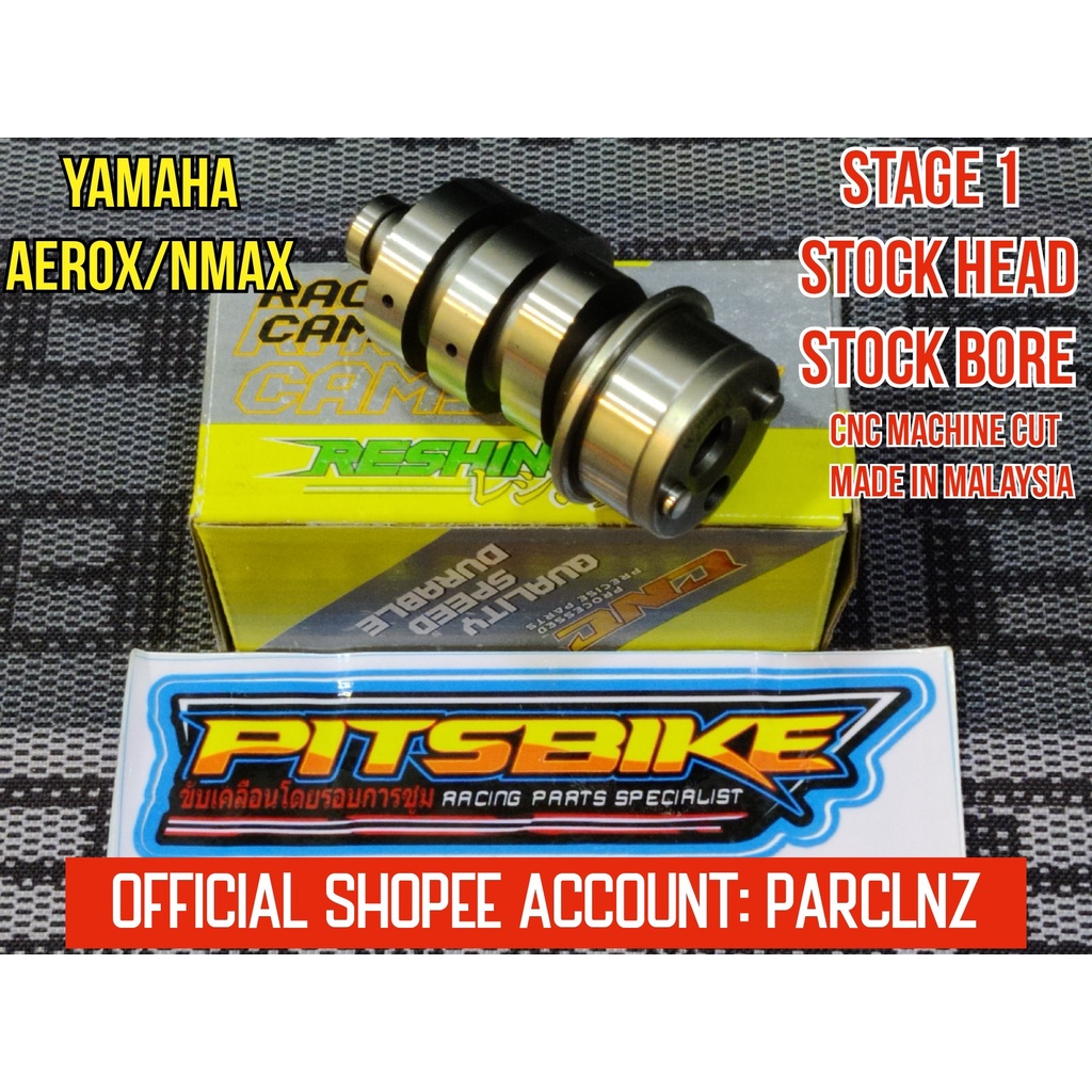 RESHINGU AEROX NMAX RACING CAMSHAFT STAGE 1 ZOP SERIES 5.8mm VVA ...