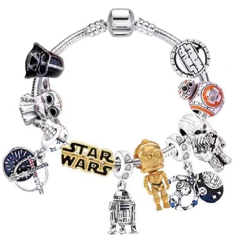 Classic Disny Anime Movie Star Wars Bracelet For Women Fit Original Pan ...