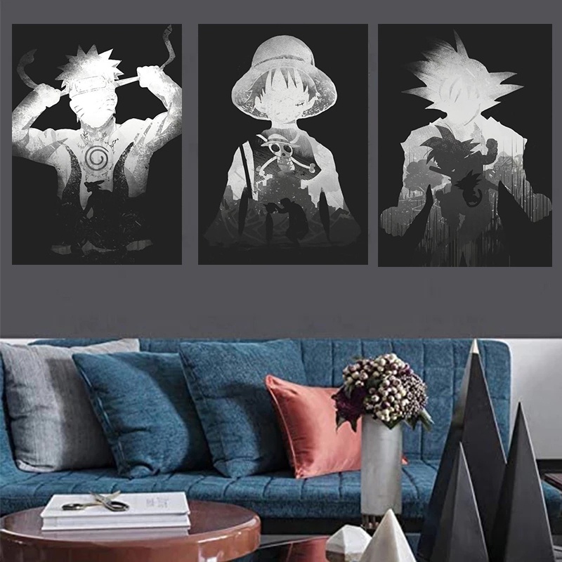 Anime Naruto One Piece Dragon Ball Paint By Number Kit Diy Painting