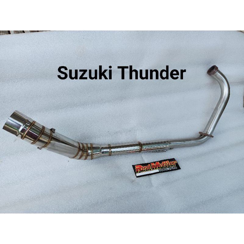 Suzuki Thunder pnp racing exhaust neck pipe | Shopee Philippines