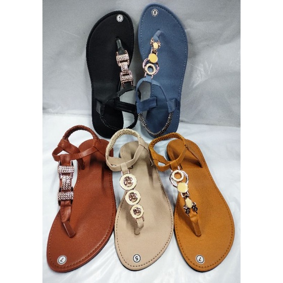 Random Design Camino Sandals for Ladies Lightweight 5-9 size | Shopee ...