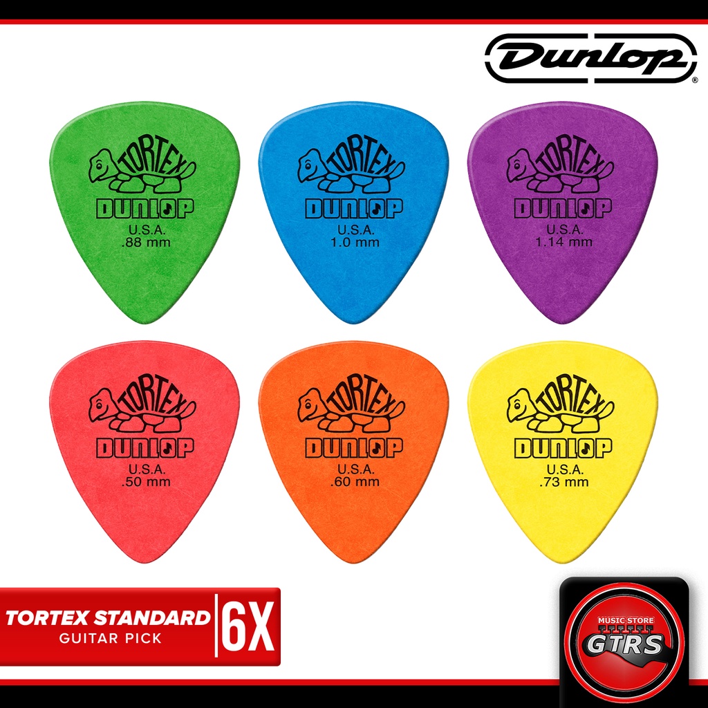 Tortex Standard Guitar Pick - Pack of 6pcs | Shopee Philippines