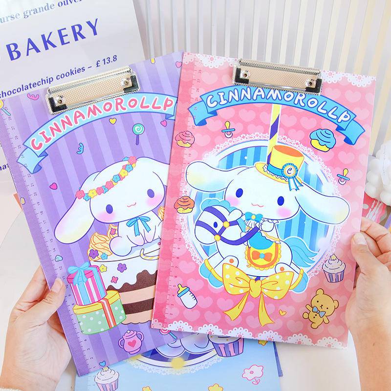 Random 1Pcs Sanrio Cinnamoroll Creative Cute Cartoon A4 clipboard file ...