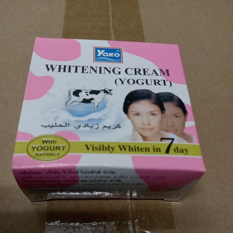 Yoko Whitening Cream (yogurt) Shopee Philippines