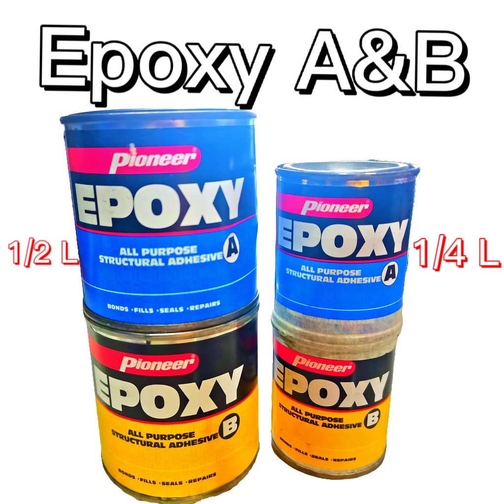 Pioneer Epoxy All Purpose Structural Adhesive A&B | Shopee Philippines