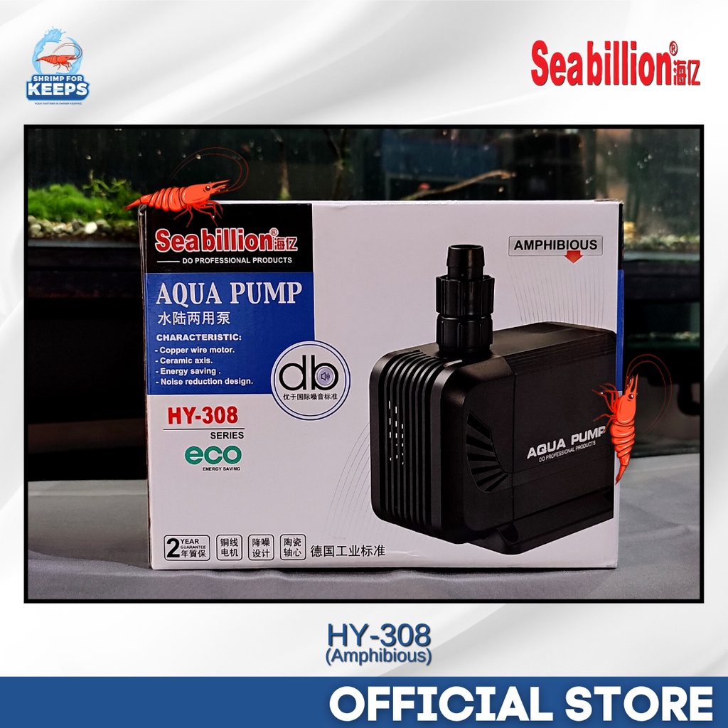 Seabillion Amphibious Water Pump For Aquarium Filter Hydroponic 