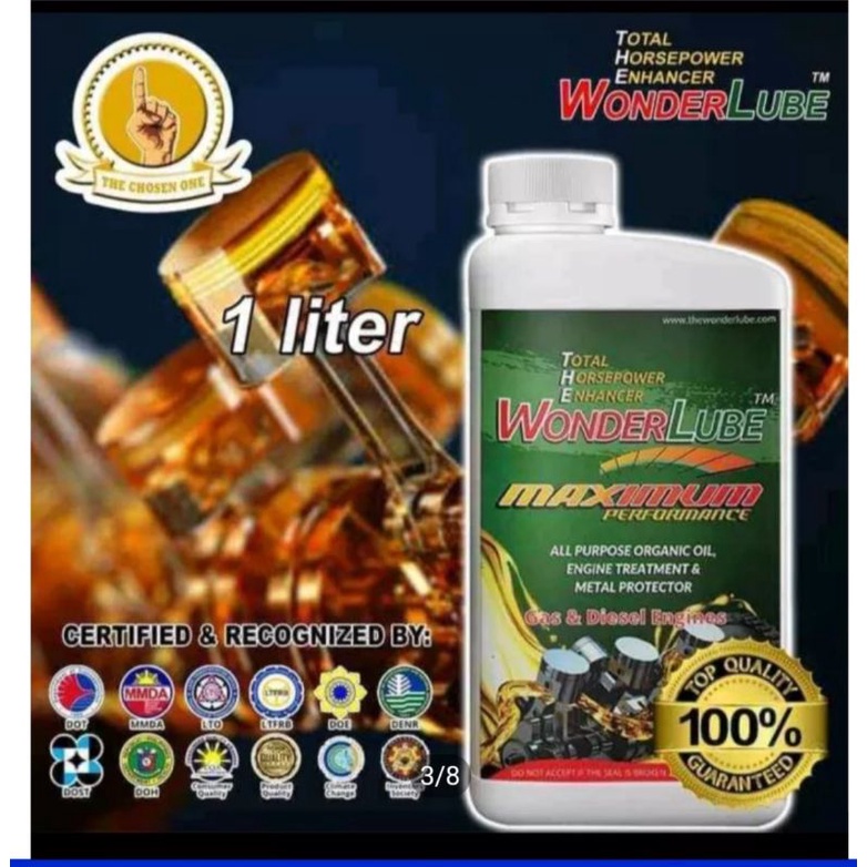 The Original WonderLube Oil Maximum Performance 1liter | Shopee Philippines