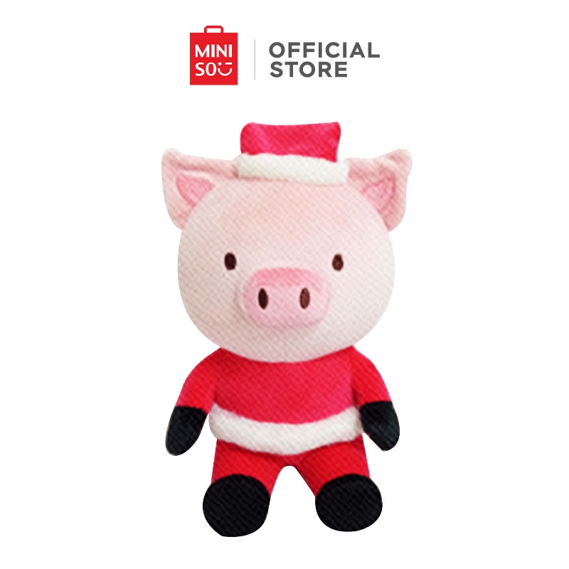 Miniso 12in. Garments Pig Plush Toy - 3 Assorted Models: Strawberry 