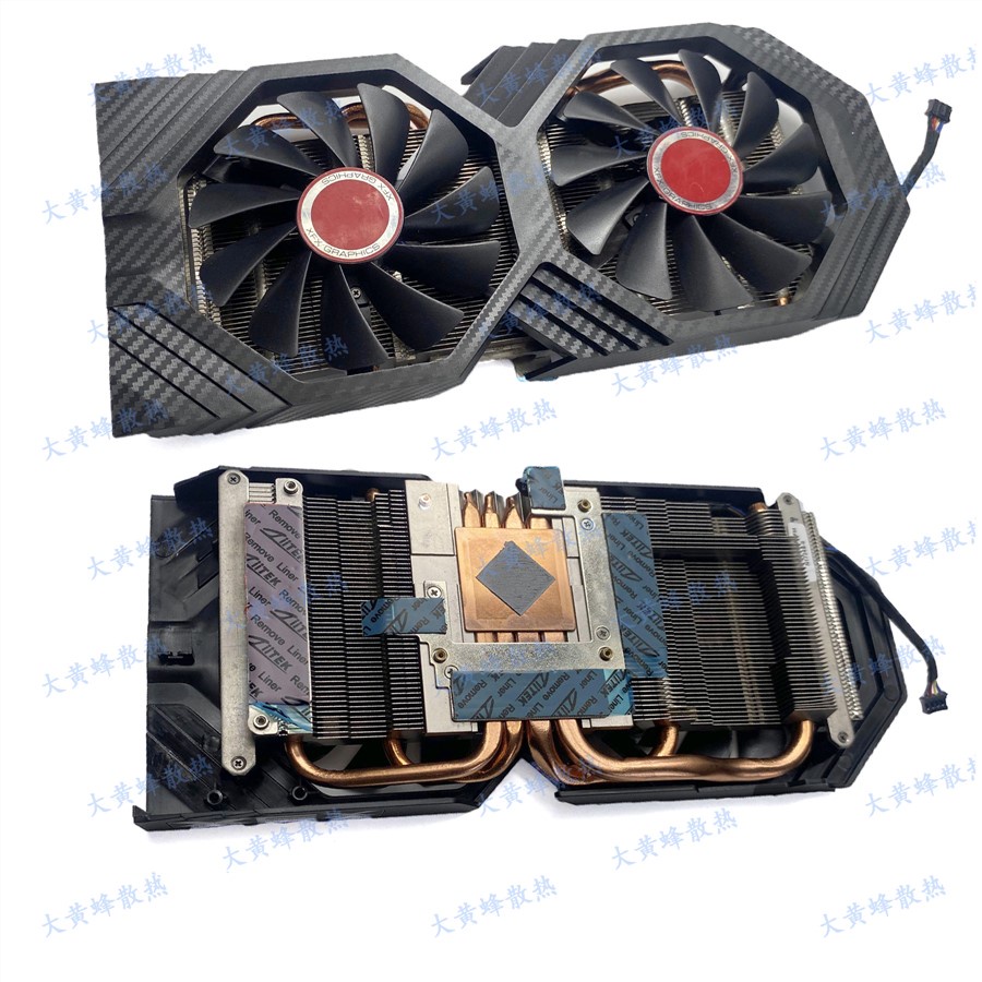New Style Brand XFX/Message View RX580 588 590 8G Black Wolf Version ...