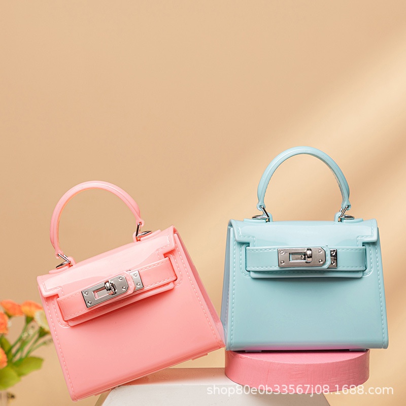 Shipping within 24 hours 2024 trendy mini bag Kelly bag mini jelly bag women s handbag single Shopee Philippines