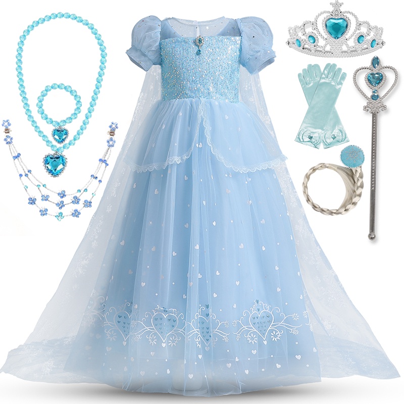 HOIZOSG Girls Unicorn Princess Dress With Headband – Sparkly Tulle Party Gown For Birthday, Halloween, Christmas - View #7